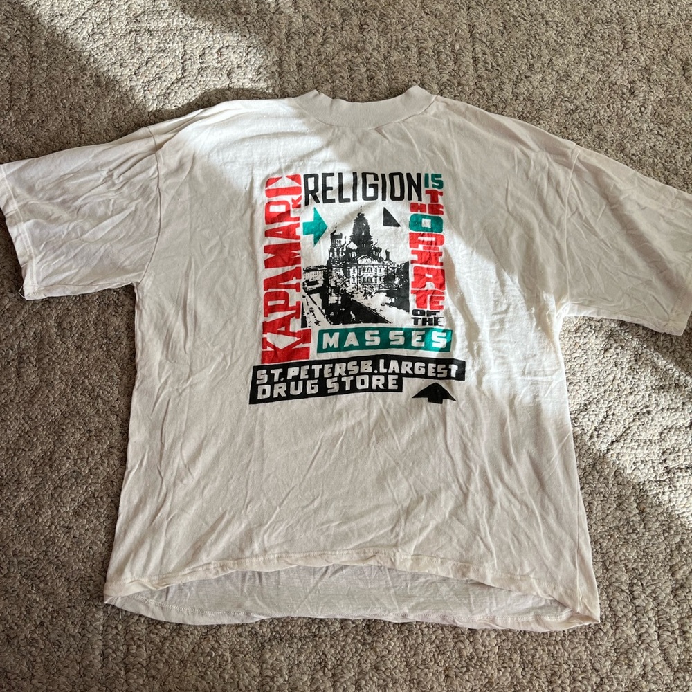 Vintage “Religion is the Opiate of the Masses” T-Shirt